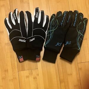 Swix Star Glove and JD Training Glove NWOT 7/Womens M